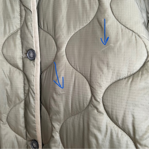 Aritzia Babaton Evergreen Quilted Liner Jacket in Gunmetal Green - Picture 6 of 13